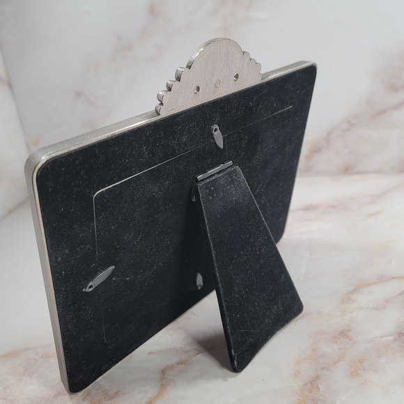 Vintage Home Collection Mother Yellow Metal Glass Ornate Picture Frame - Picture 4 of 5